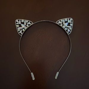 Cat Costume Rhinestone Headband